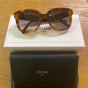 Brand new Celine 54mm Havana Sunglasses with box